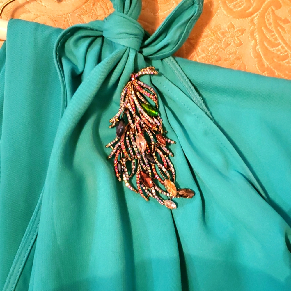 Large Multi-colored brooch/pendant